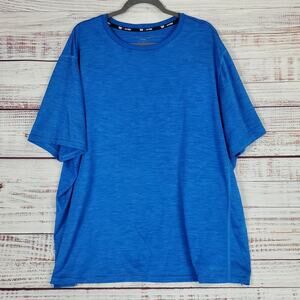 DryTek Tech Gear T-Shirt Blue Short Sleeve Athletic Shirt Size 3XB